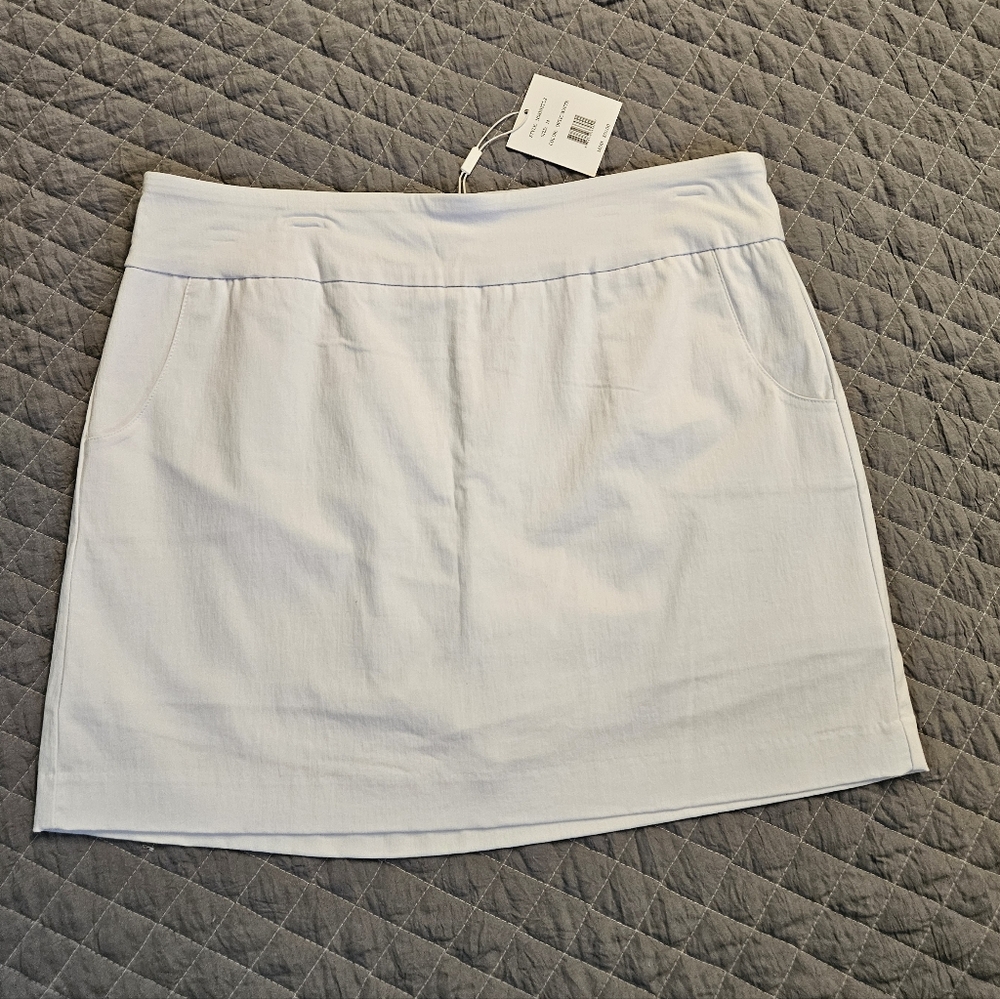 White Skort